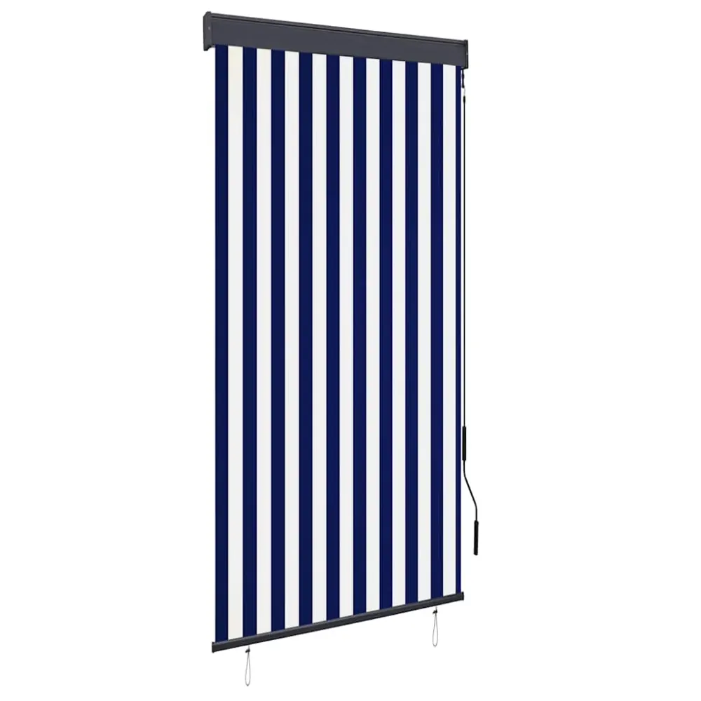 vidaXL kék és fehér kültéri roló 100 x 250 cm