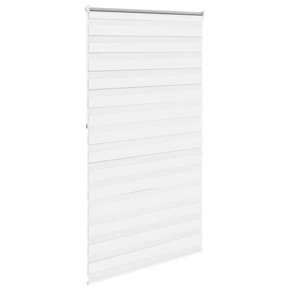 vidaXL fehér zebra roló 120,9 x 230 cm szövetszélesség 116,7 cm