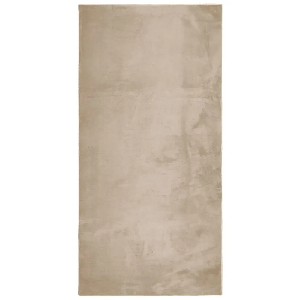 vidaXL HUARTE homokszínű rövid szálú puha és mosható szőnyeg 100x200cm