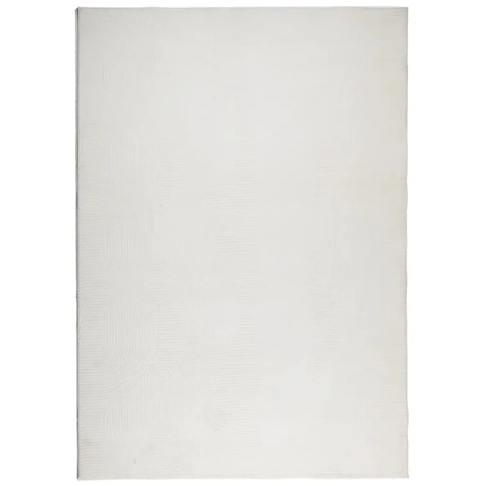 vidaXL IZA krémszínű rövid szálú skandináv stílusú szőnyeg 140x200 cm
