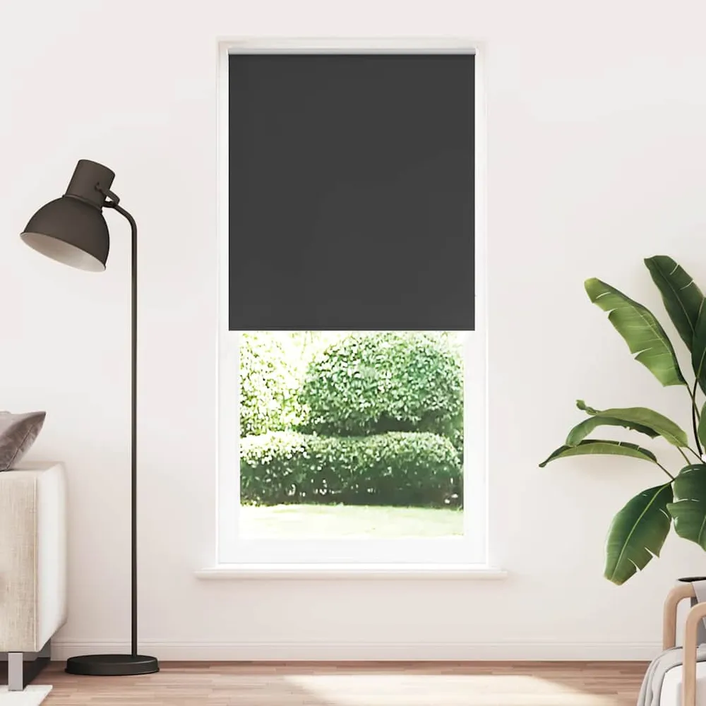 vidaXL sötétítő roló, 104,4 x 230 cm, szövetszélesség, 100 cm, fekete