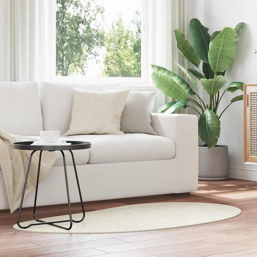 vidaXL Területszőnyegek HUARTE Krém 80 x 150 cm Poliészter
