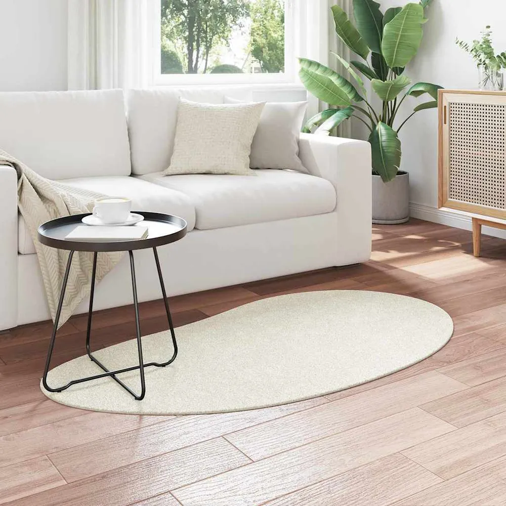 vidaXL Területszőnyegek HUARTE Krém 80 x 150 cm Poliészter