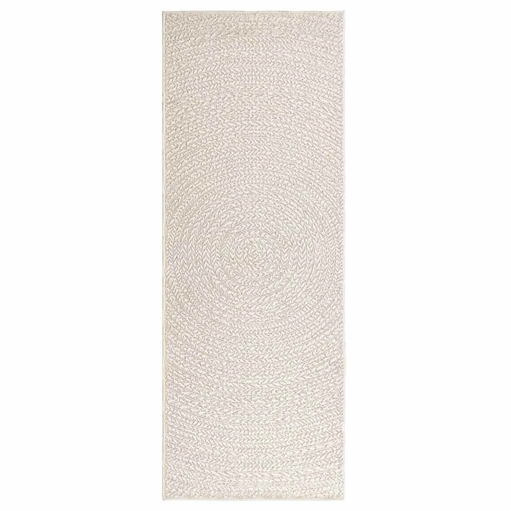 vidaXL ZIZUR krém juta hatású beltéri és kültéri szőnyeg 80x200 cm