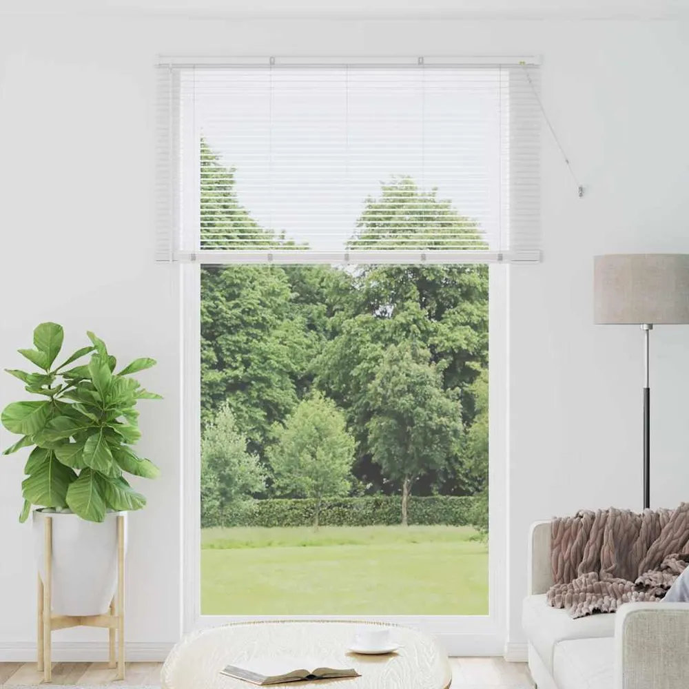 vidaXL Zsalugáter Redőnyök Fehér 220x150cm Alumínium
