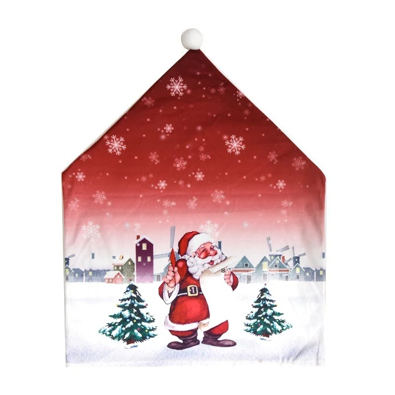 Vivimall székhuzat, karácsonyi témájú, textil/poliészter anyag, 61 x 47 cm, piros