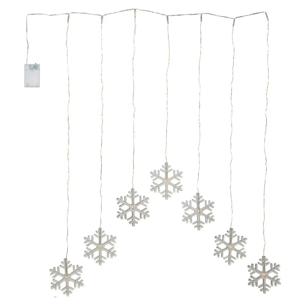 SNOWFLAKE LED-es karácsonyi ablakdísz 85 cm