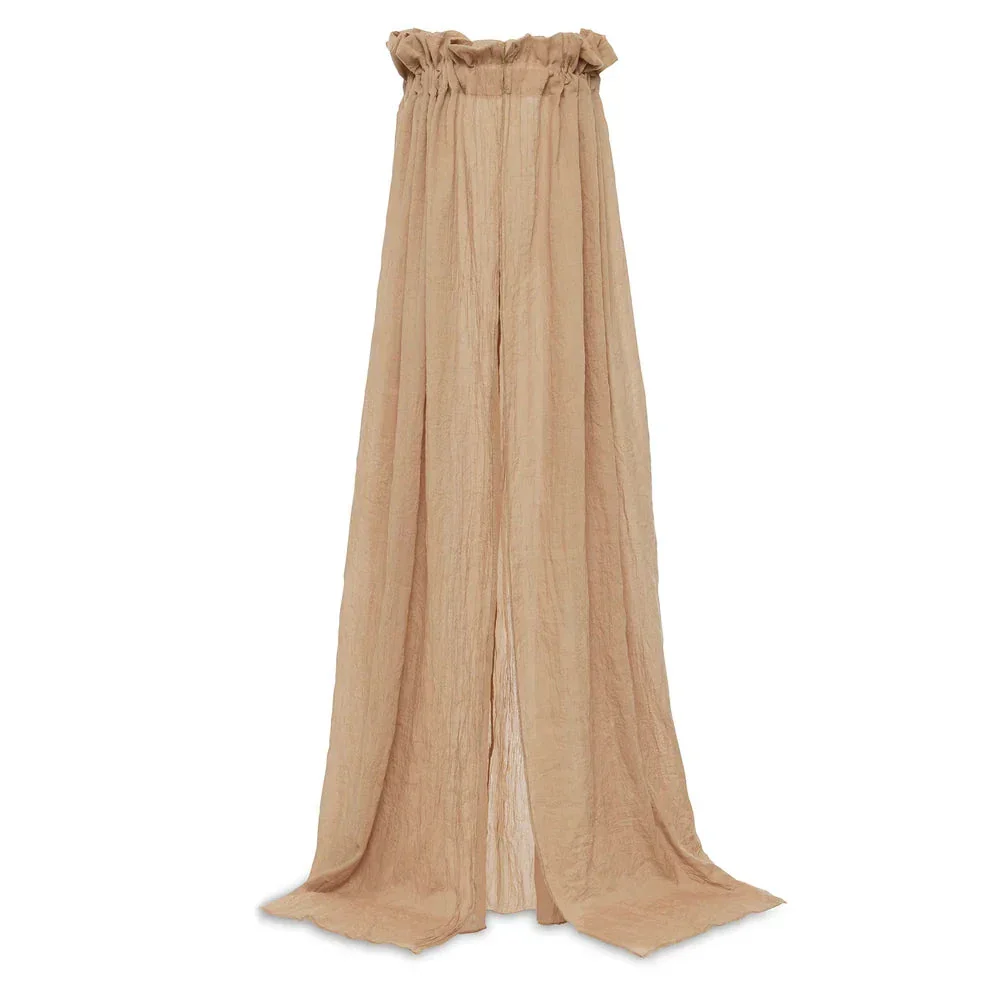 Jollein Baba- és kisgyermekágy baldachin Veil 155cm Biscuit