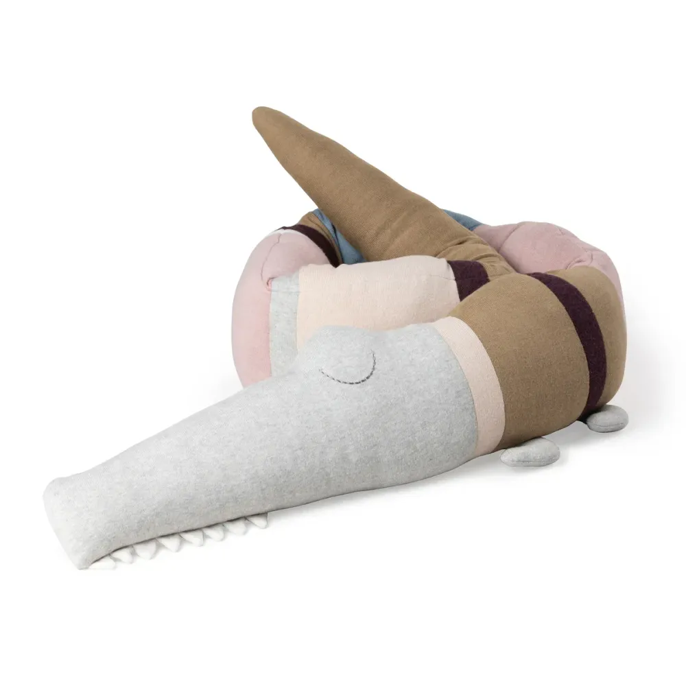 Sebra Sleepy Croc párna Powder Rose mix
