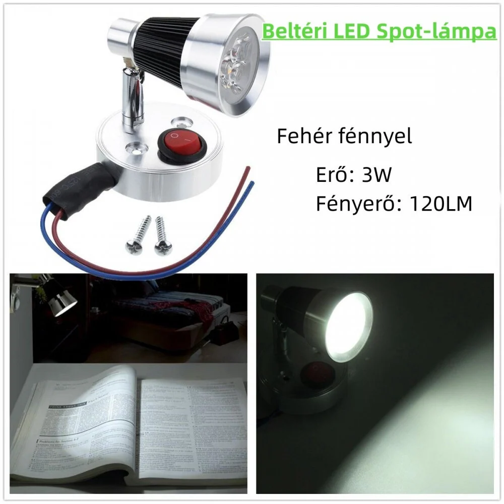 OneLED Beltéri Olvasólámpa, Spotlámpa