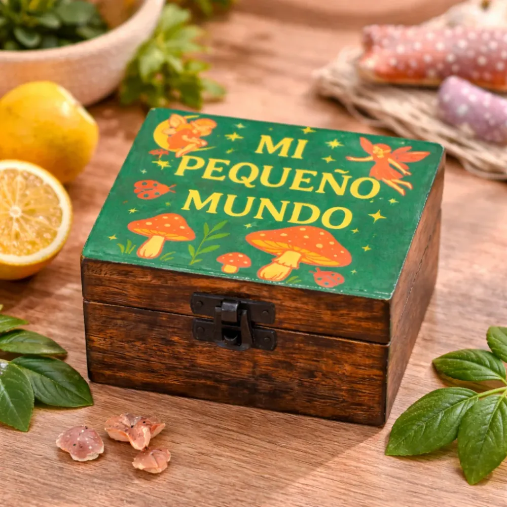 Kis zománcozott doboz – Mi Pequeño Mundo