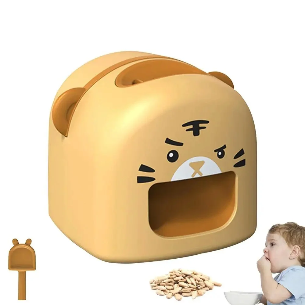 Maghámozó gép, Vivimall, Mini magnyitó, Tigris modell, USB töltés, 9.7x10x8.6 cm, Narancs