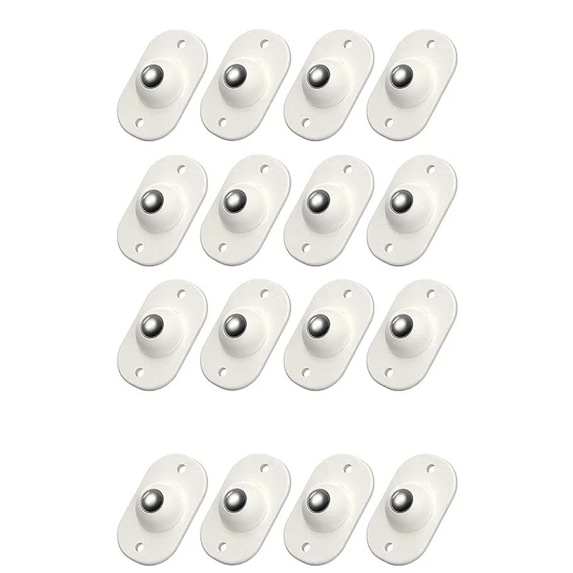 16 db univerzális öntapadós kerék, Vivimall, bútorok mozgatásához, 360 fokos forgatás, könnyen felszerelhető, ABS, 4.5x2.8...