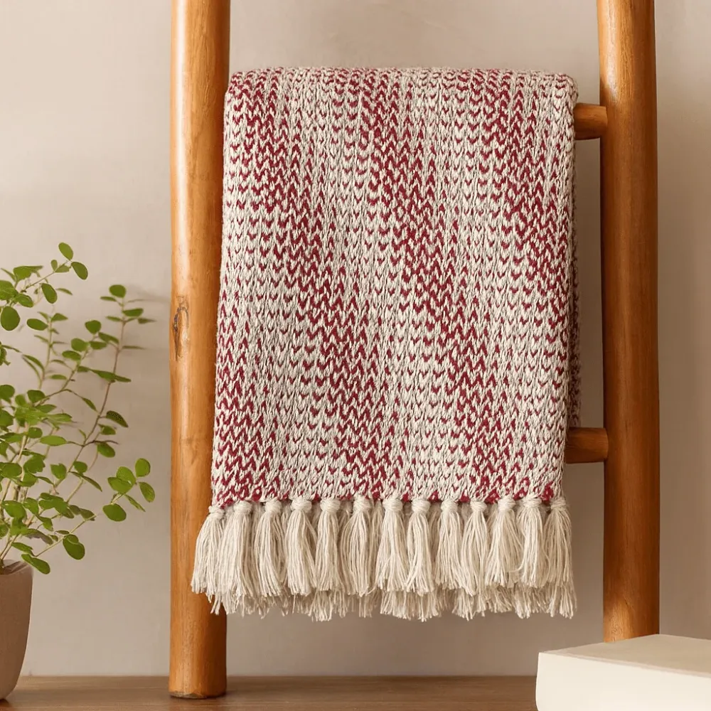 Dobó takaró Boho 125x150 cm – Ruby két tónusú