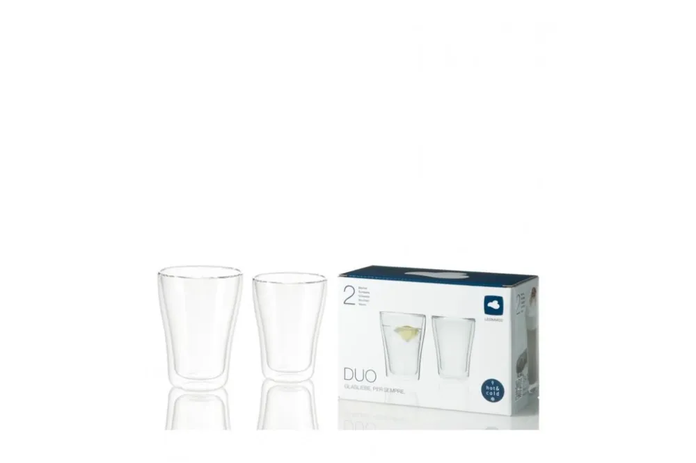 LEONARDO DUO dupla falú pohár szett 2részes 345ml