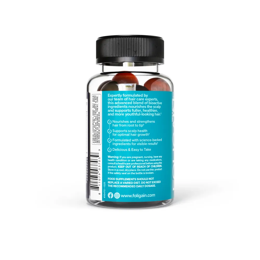 FOLIGAIN® Hajserkentő Rágótabletták 60 darabos kiszerelésben