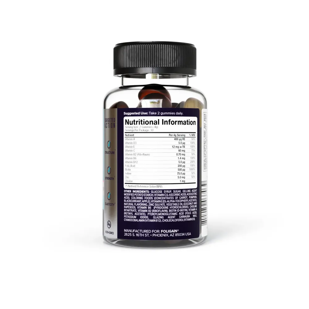 FOLIGAIN® Hajserkentő Rágótabletták 60 darabos kiszerelésben