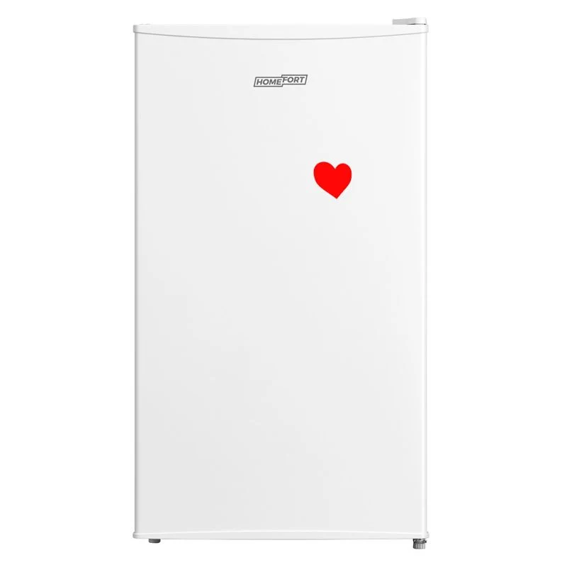 HOMEFORT HHSE93W Egyajtós hűtőszekrény E Energiaosztály, Hűtő: 93L, Nofrost nélkül, Zajszint: 40 dB, Szél: 47.2 cm, Mag: 8...