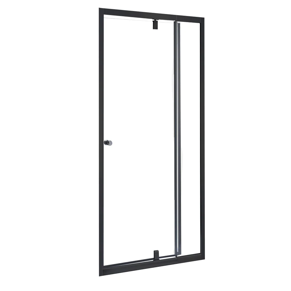 Flexi állítható zuhanyajtó 86-101x185 cm fekete