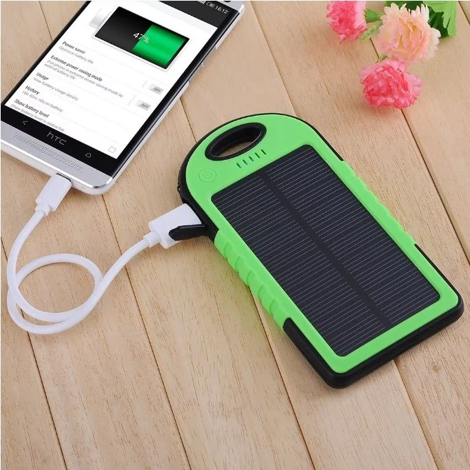 Napelemes Powerbank, Ütés-, Por-, és Vízálló