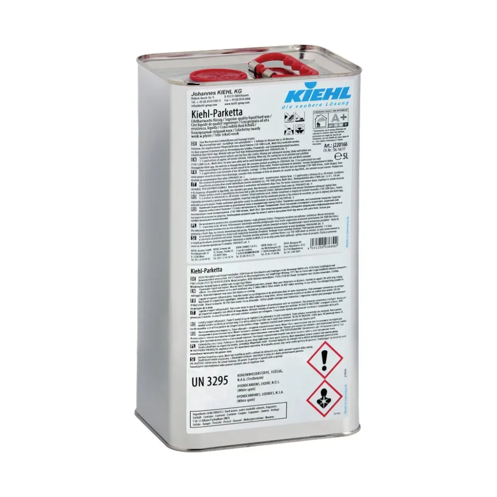 PARKETTA KIEHL, 5 L, BEVONAT, FA PADLÓHOZ, KEM.WAX