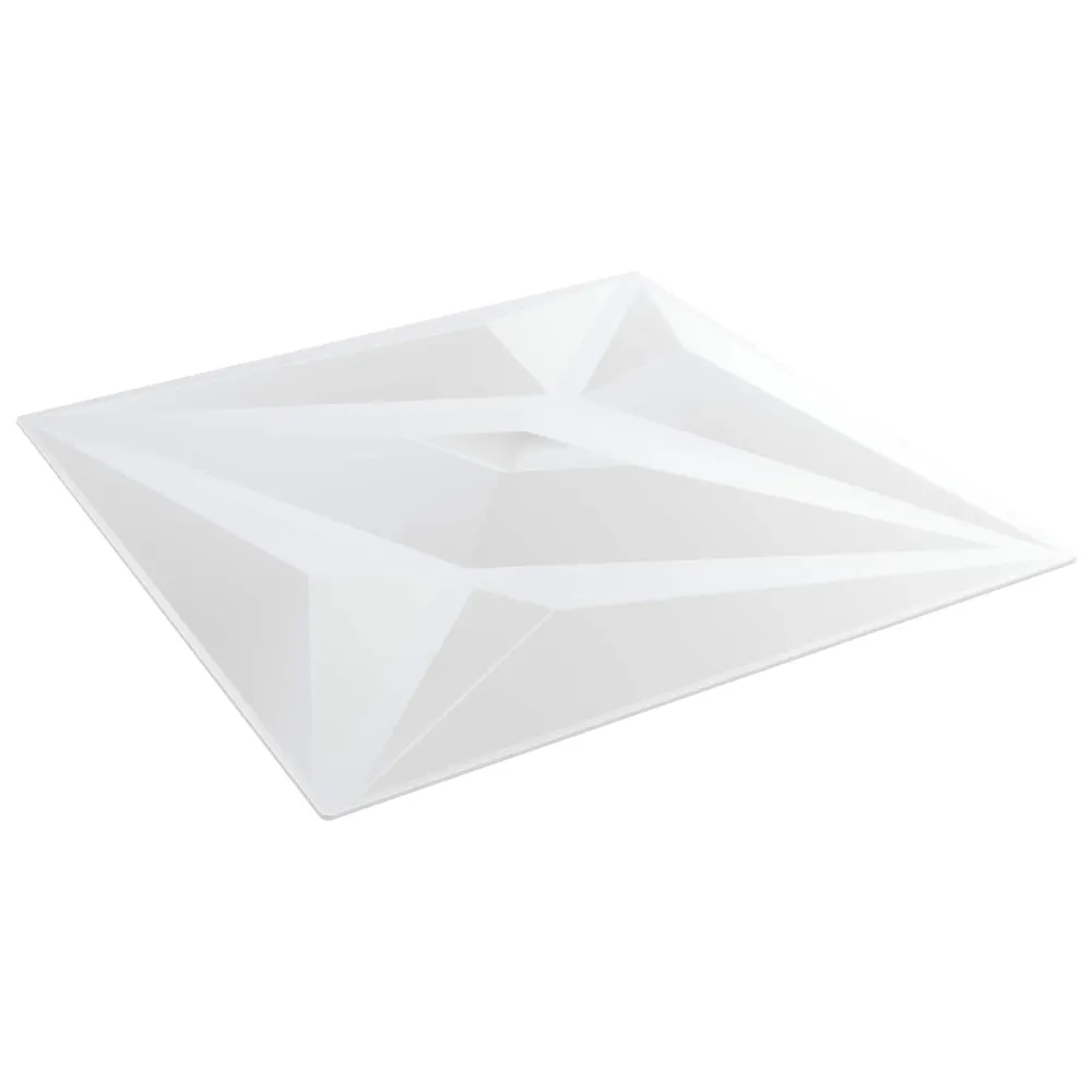 vidaXL Fali panelek Csillag 24 pcs Fehér Csillag 50 x 50 cm XPS Hab