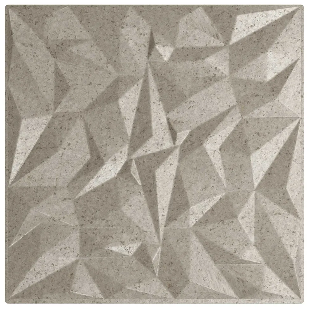 vidaXL Fali panelek 24 pcs Ametiszt Beton 50 x 50 cm XPS Hab