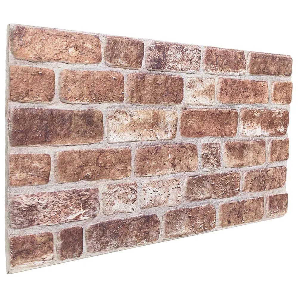 vidaXL Fali panelek 10 pcs Barna 100 x 50 cm EPS Hab