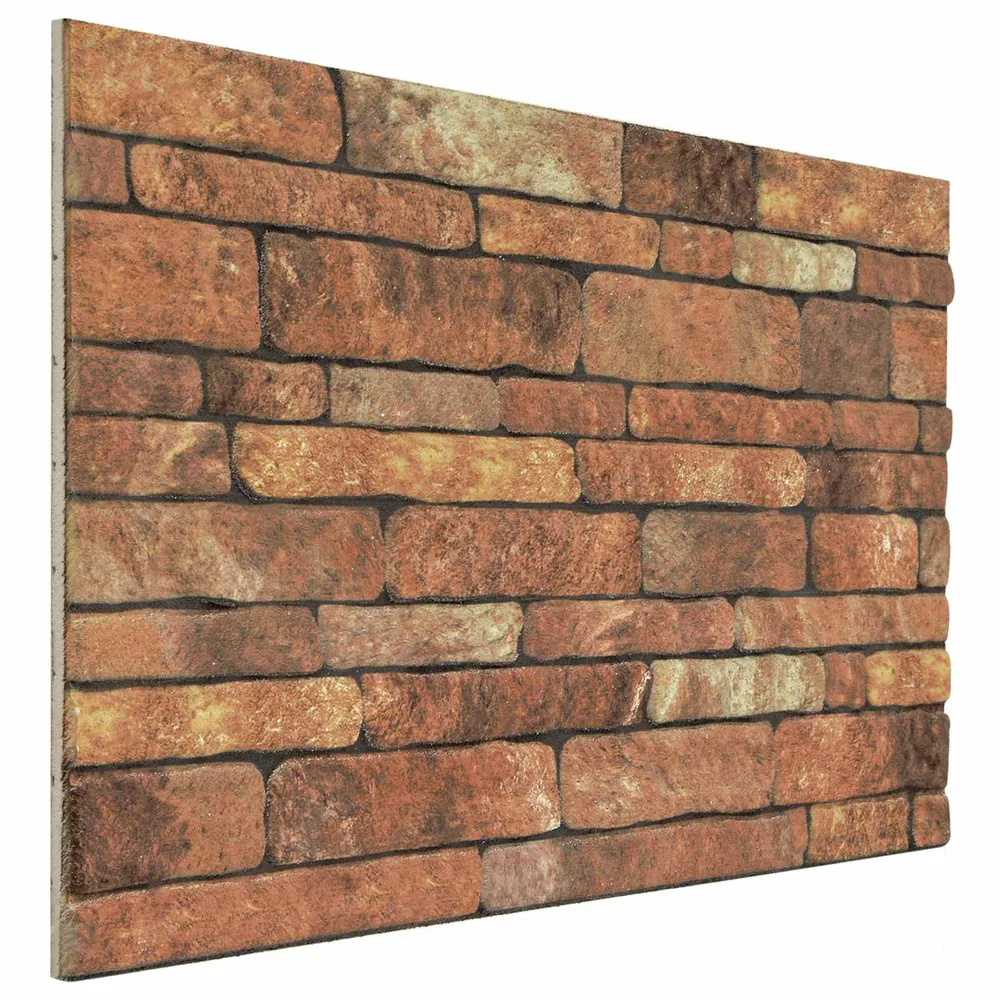 vidaXL Fali panelek 10 pcs Barna és fehér 100 x 50 cm EPS Hab
