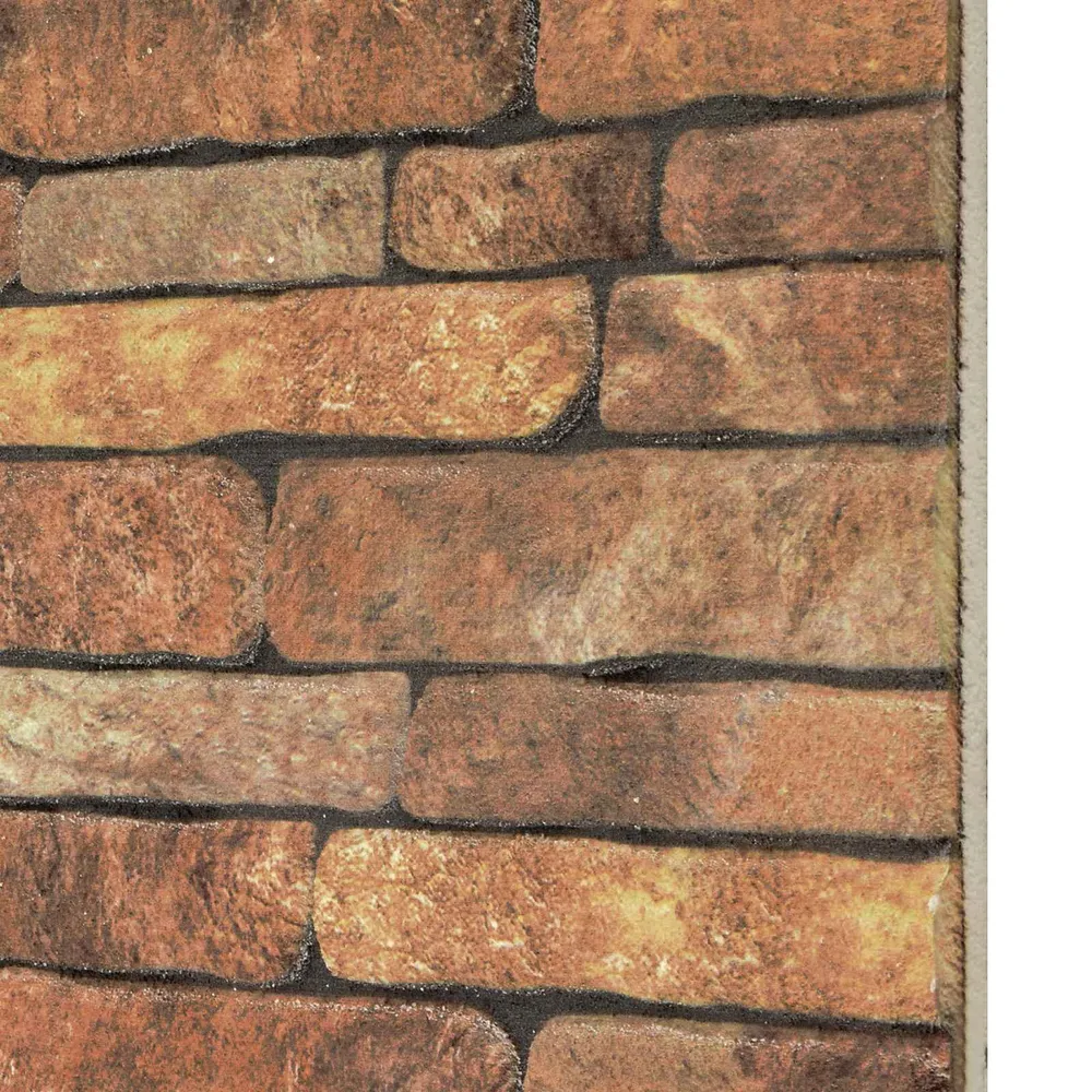 vidaXL Fali panelek 10 pcs Barna és fehér 100 x 50 cm EPS Hab