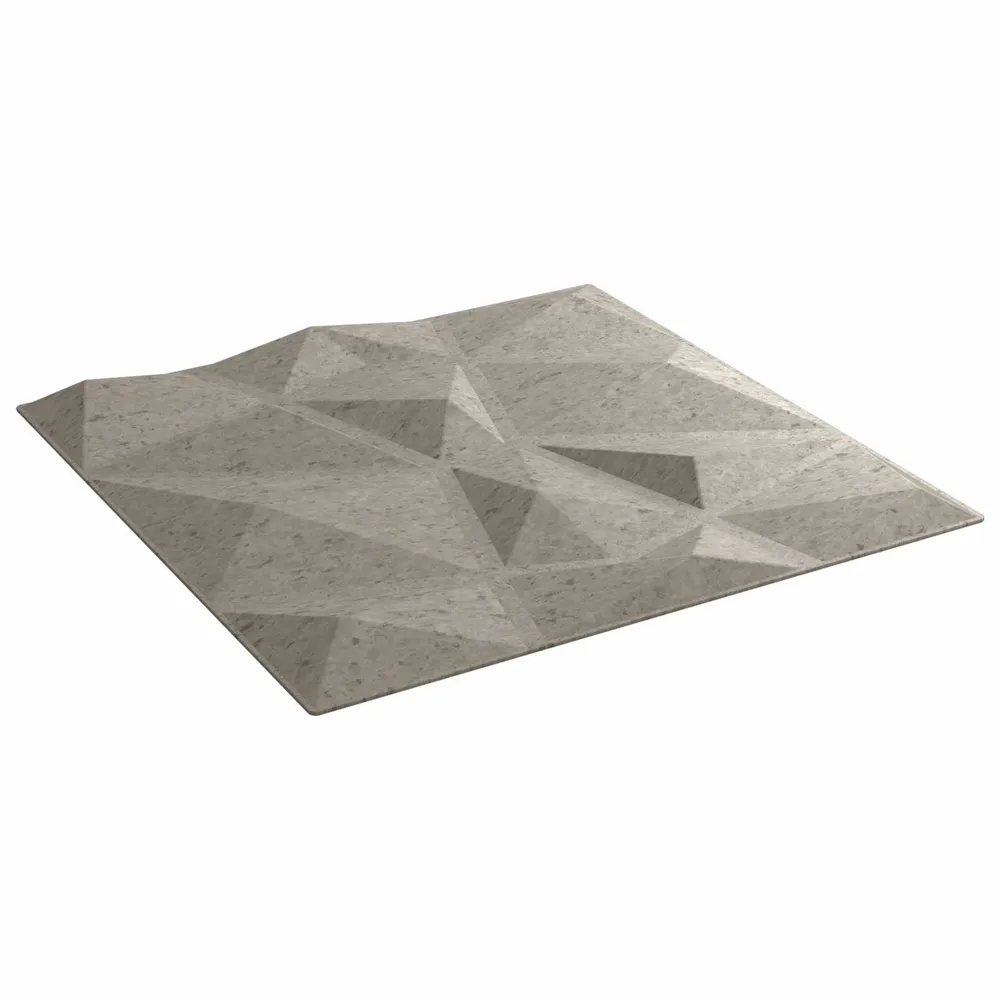 vidaXL Fali panelek 24 pcs Betonszürke 50 x 50 cm XPS Hab