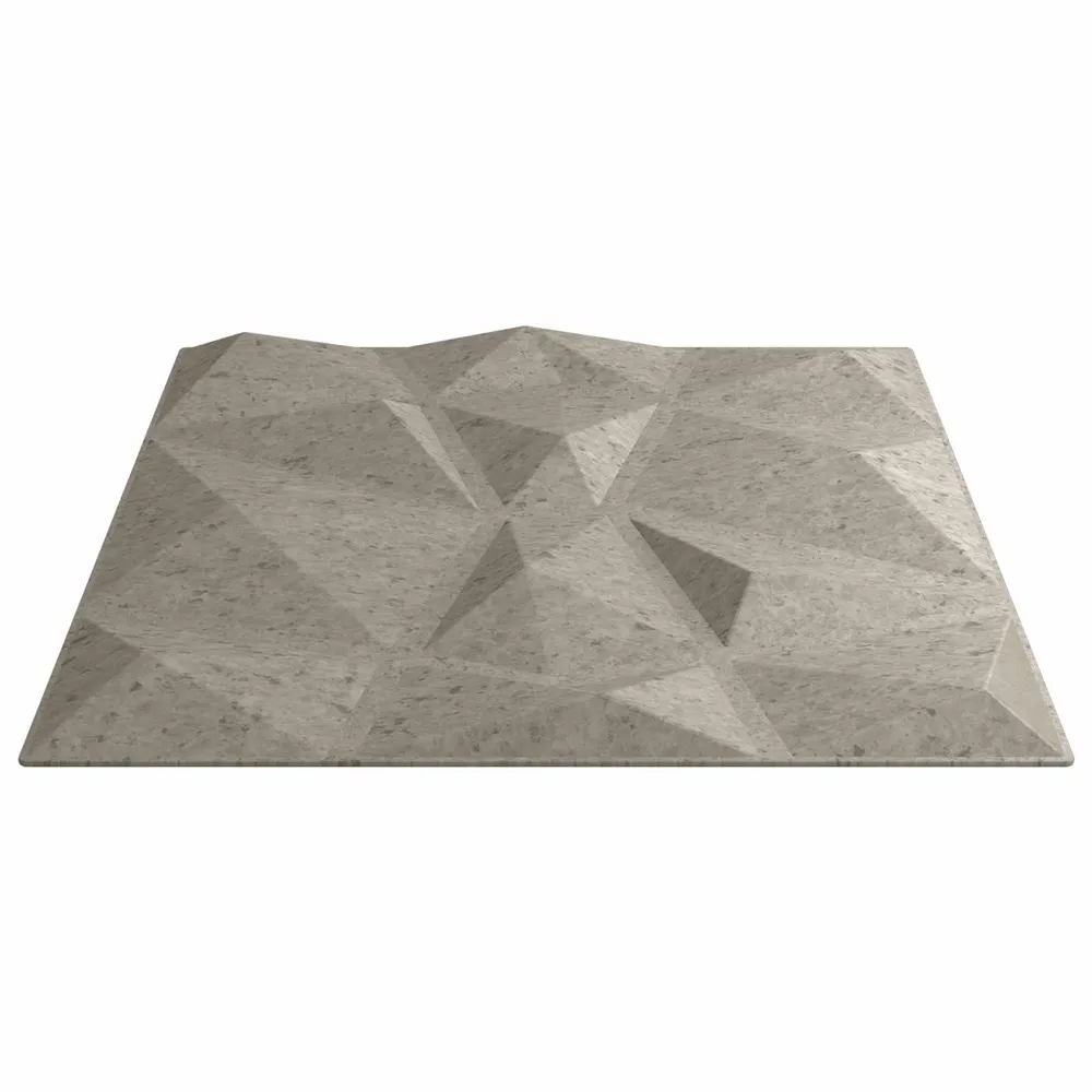 vidaXL Fali panelek 24 pcs Betonszürke 50 x 50 cm XPS Hab