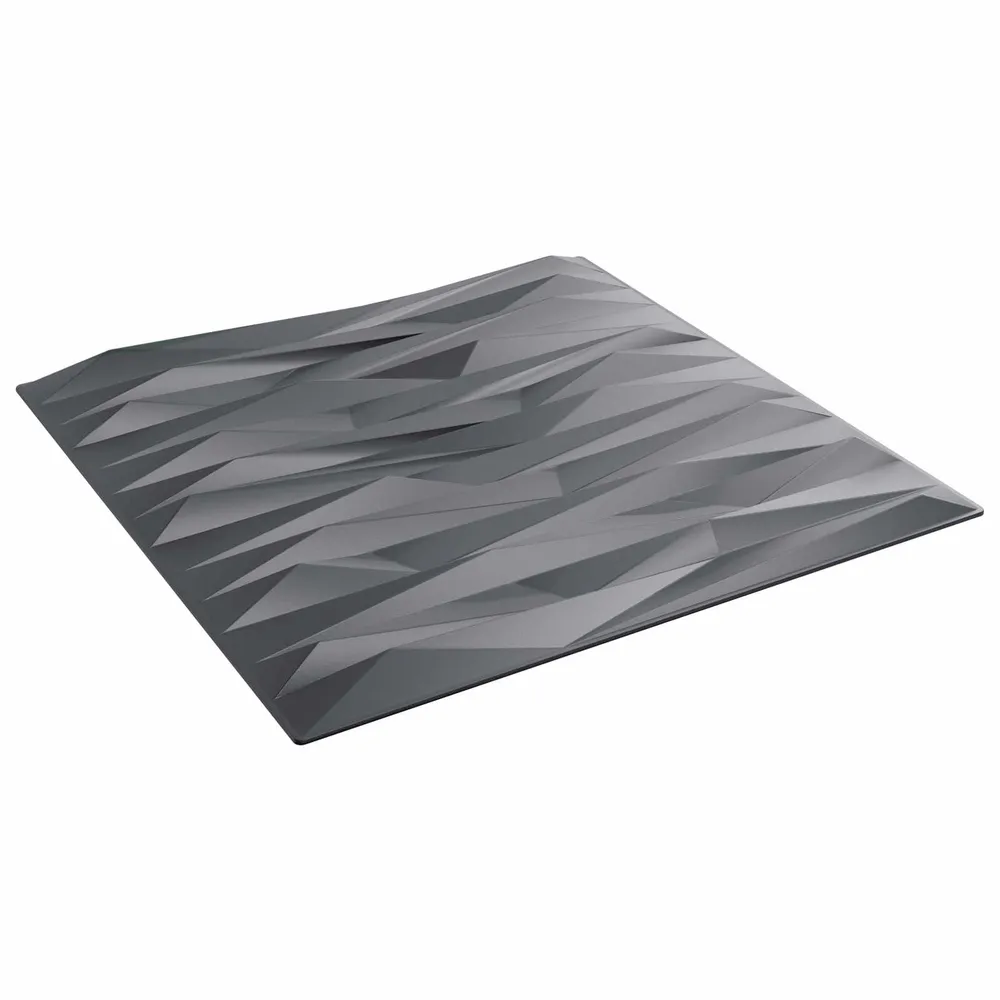 vidaXL Fali panelek 12 pcs Kőszürke 50 x 50 cm XPS Hab