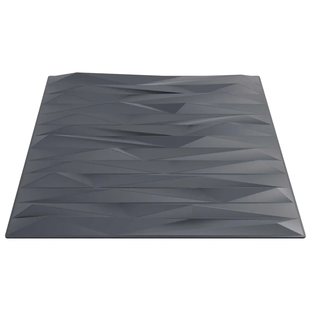 vidaXL Fali panelek 12 pcs Kőszürke 50 x 50 cm XPS Hab