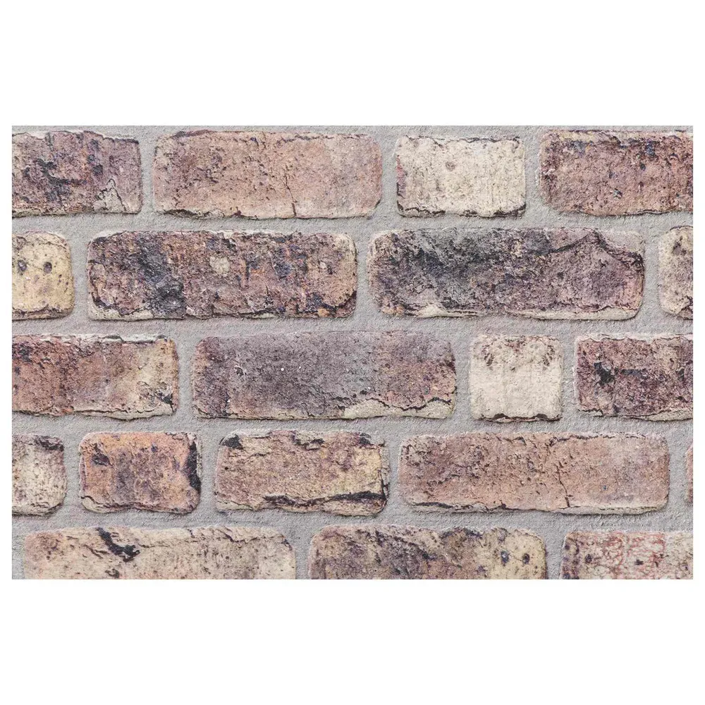 vidaXL Fali panelek 10 pcs Sötét Barna 100 x 50 cm EPS Hab