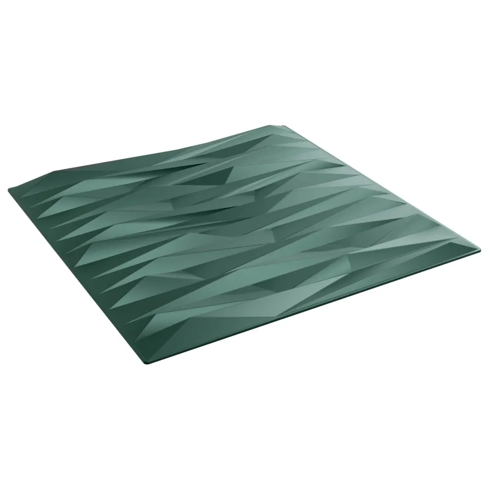 vidaXL Fali panelek 12 pcs Kő Zöld 50 x 50 cm XPS Hab