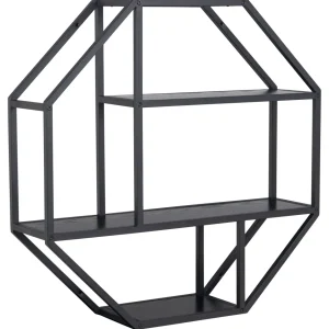 SLIM LINE fekete falipolc 75cm