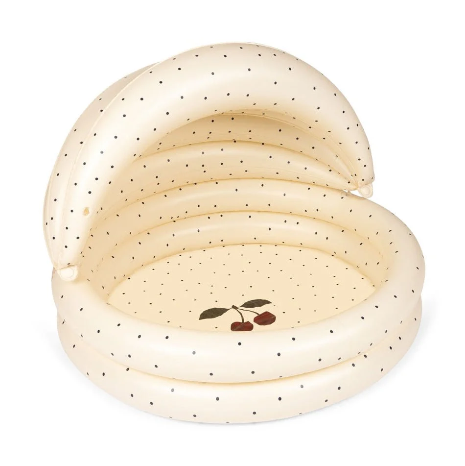 KONGES SLOJD Medence árnyékolóval - Cherry Navy Dot