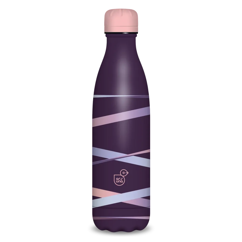Ars Una duplafalú fémkulacs termosz Ribbon - Purple ( 500ml )