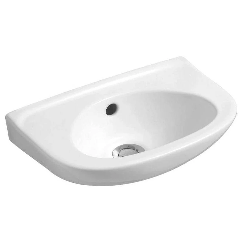 Alföldi Bázis kézmosó 40x25 cm 1 furattal bal oldalt 4123 4L 01