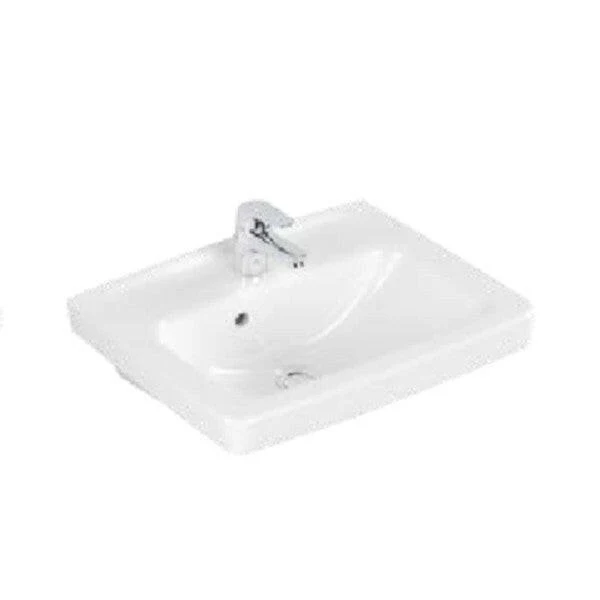 Alföldi Optic kézmosó 50x40 cm 1 furattal középen ( 7072-5001 )