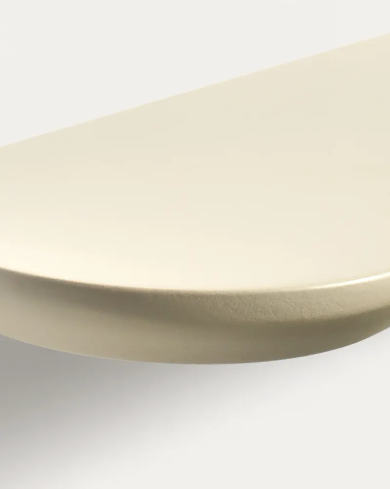 Arely készlet 2 MDF polc bézs lakkozott felülettel 35 cm/55 cm