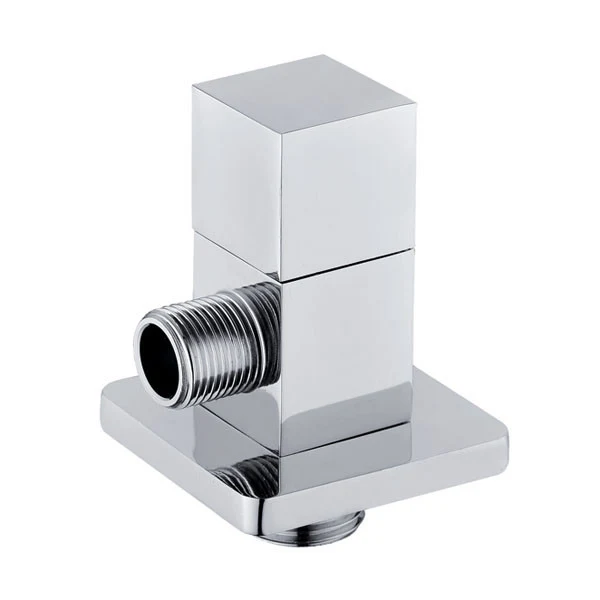 Caldo Freddo QUADRO - sarokszelep - KRÓM - kerámiabetétes - 1/2 " - 3/8"