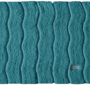 Fancy petrol fürdőszoba szőnyeg