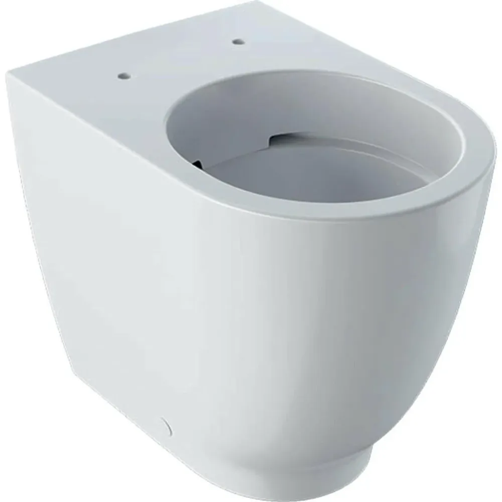 Geberit Acanto álló WC, mélyöblítésű, magasított, falhoz illeszkedő, zárt forma, Rimfree, 51cm (500.602.01.2)