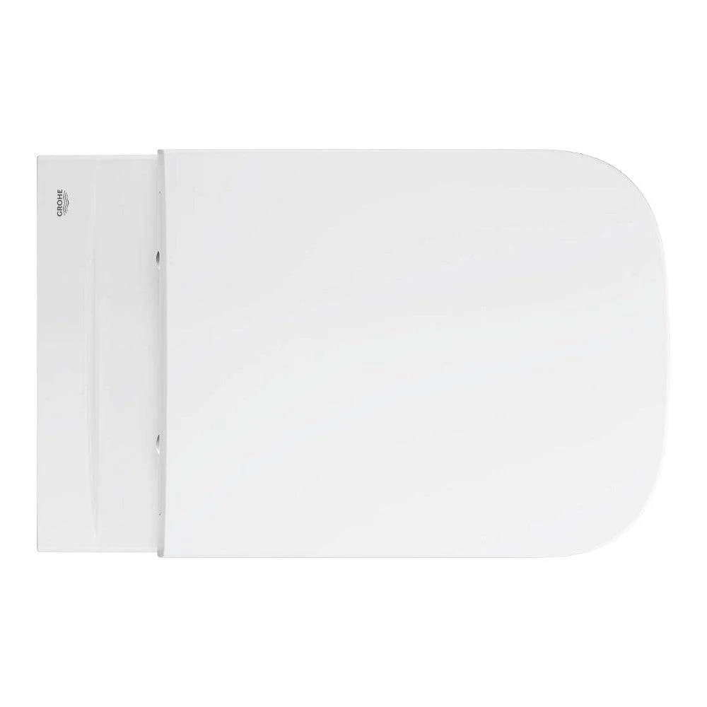 Grohe BauEdge Ceramic WC csésze, fali, mély öblítéses, perem nélküli + WC ülőke (106740SH00)