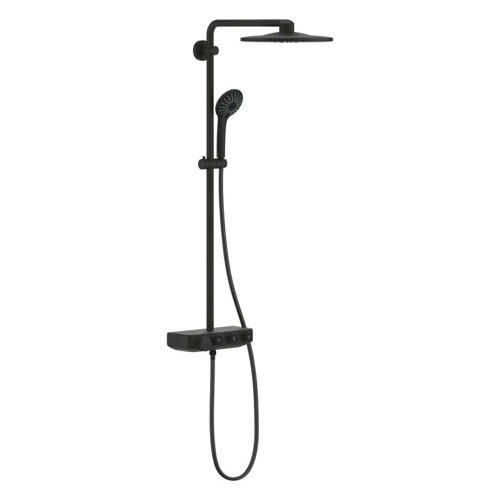 Grohe Euphoria SmartControl 310 termosztátos zuhanyrendszer, szín: phantom black (22120KF0)