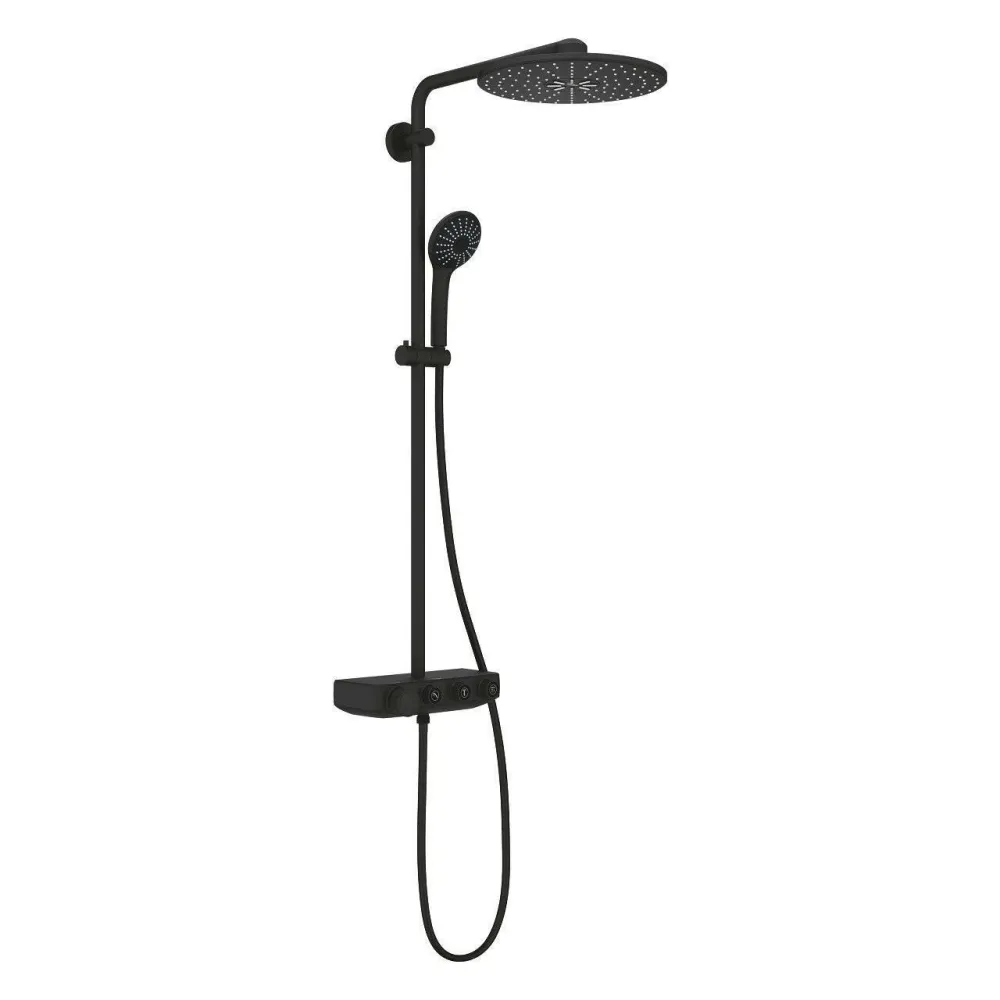 Grohe Euphoria SmartControl 310 termosztátos zuhanyrendszer, szín: phantom black (22120KF0)