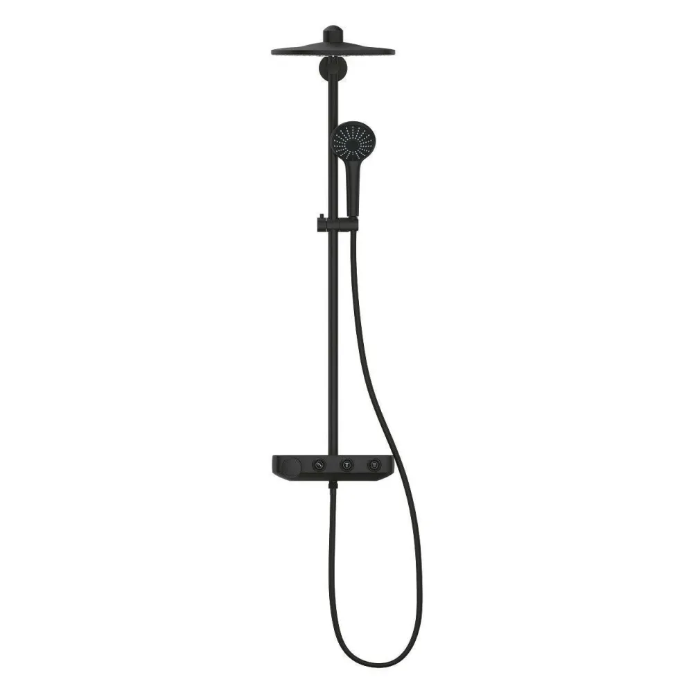 Grohe Euphoria SmartControl 310 termosztátos zuhanyrendszer, szín: phantom black (22120KF0)