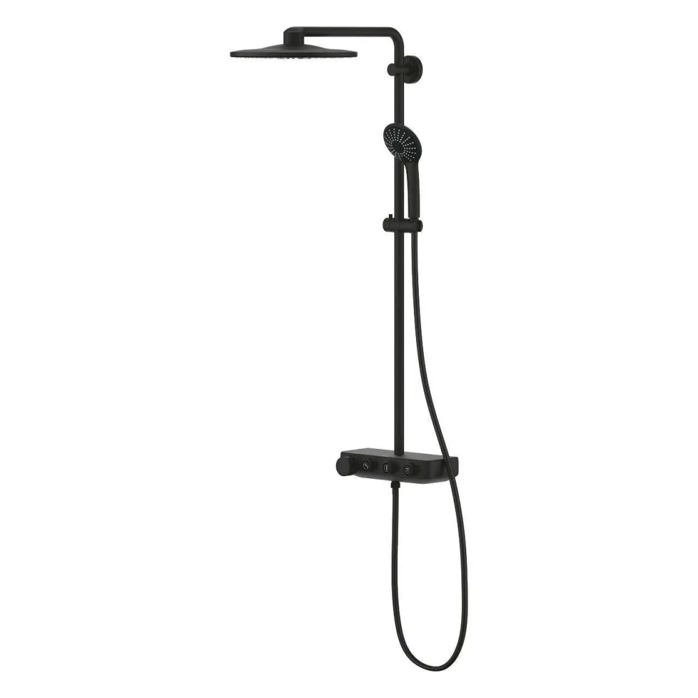 Grohe Euphoria SmartControl 310 termosztátos zuhanyrendszer, szín: phantom black (22120KF0)
